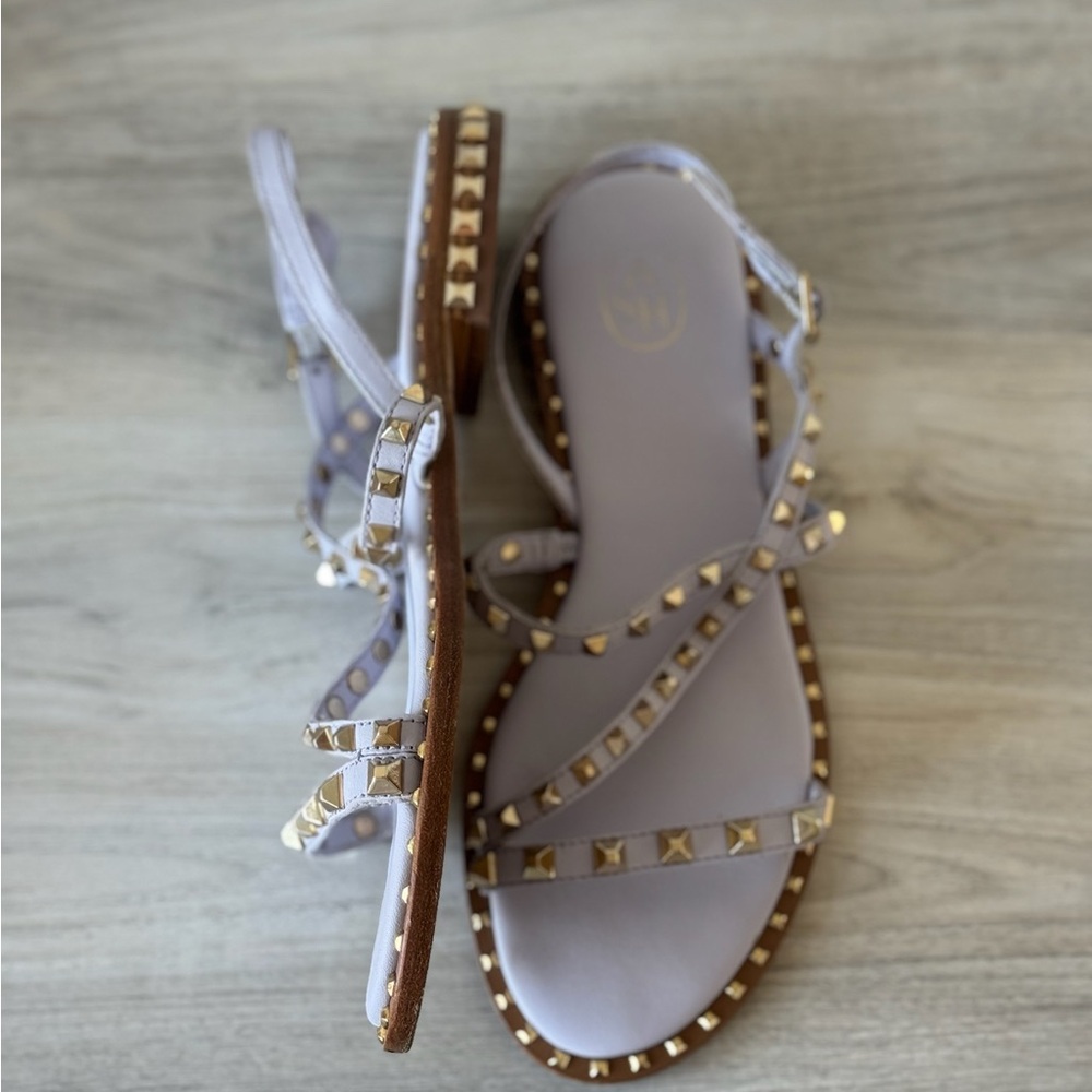 Ash Studded Lavender Sandals
